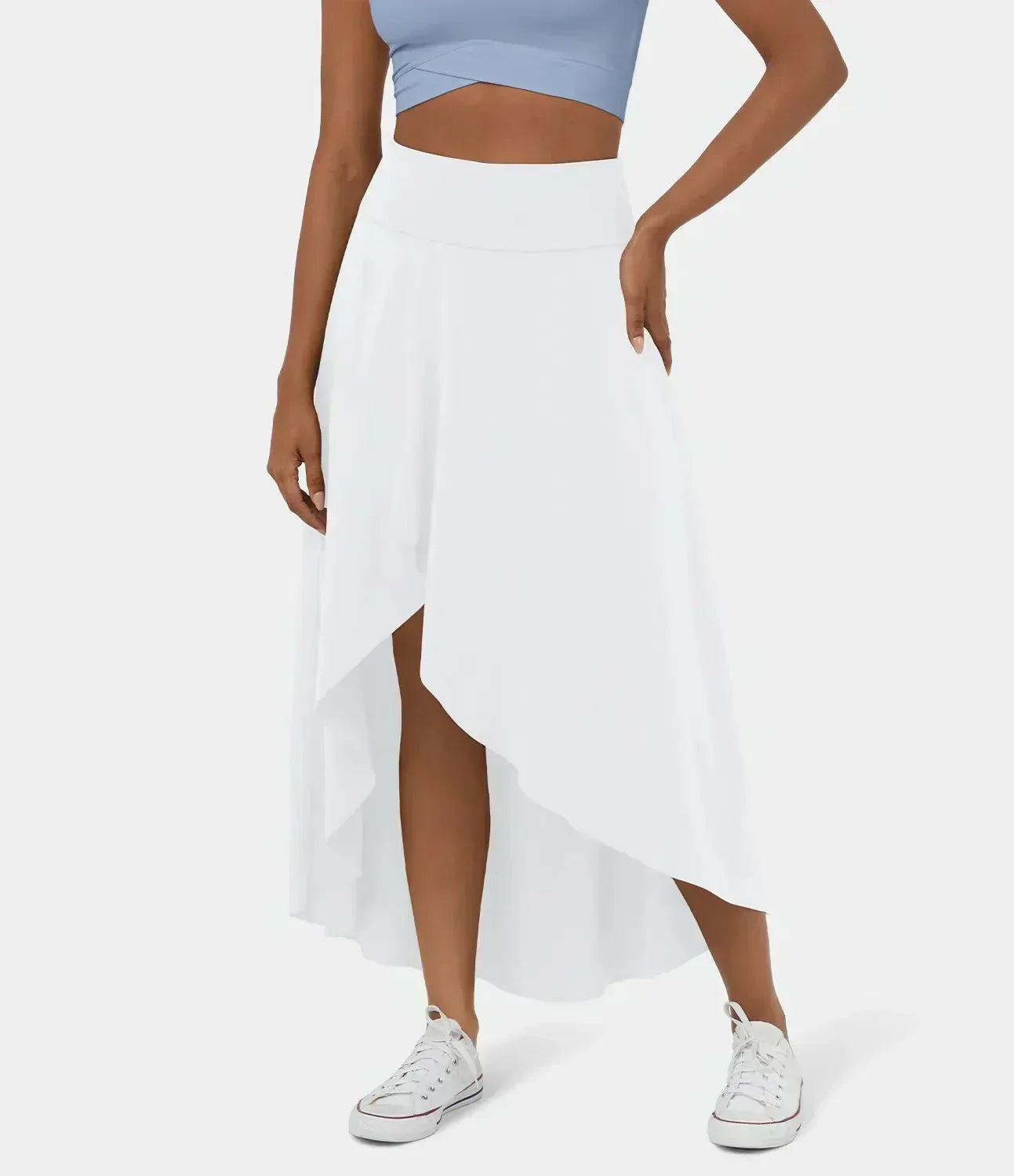 Évelyne | Jupe Maxi Fluide en Maille
