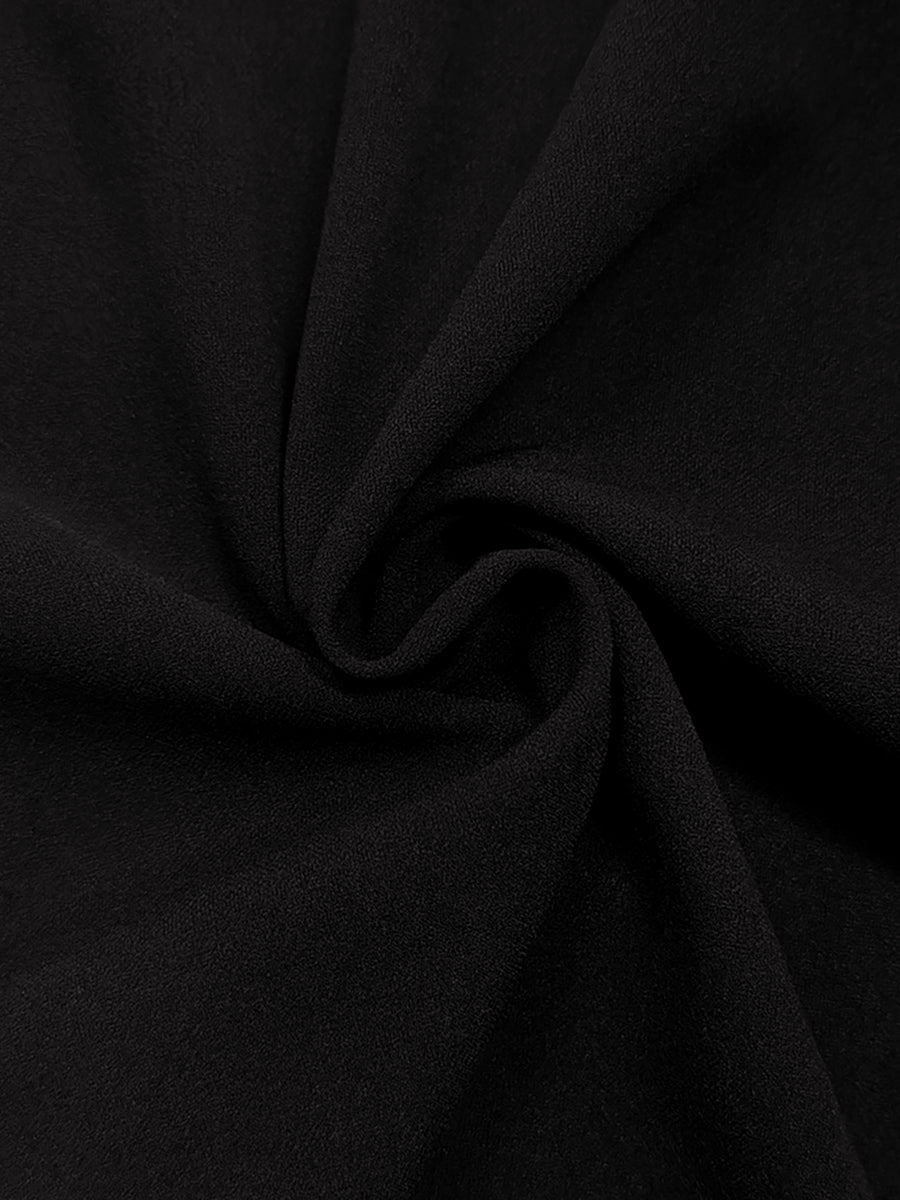 Célimène | Robe Longue de Soirée Noire Col V
