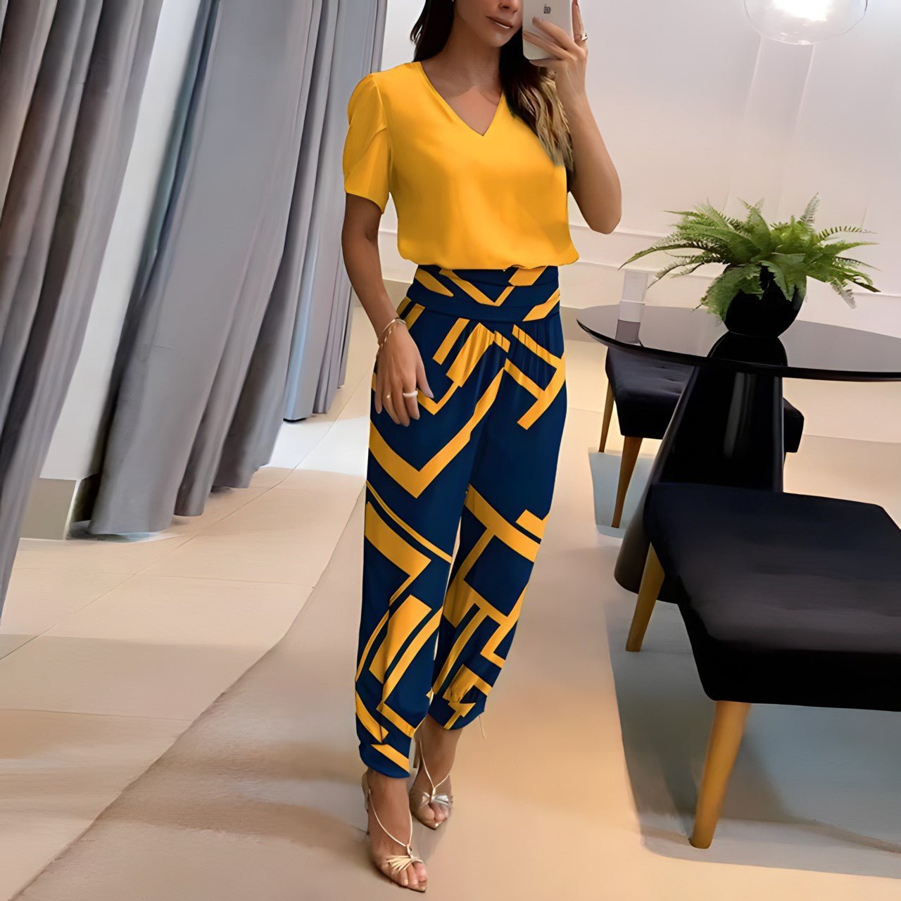 Maïa | Ensemble Chemise et Pantalon Large