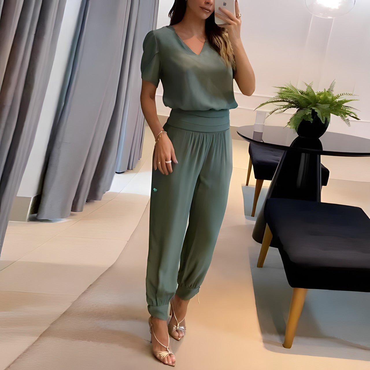 Maïa | Ensemble Chemise et Pantalon Large