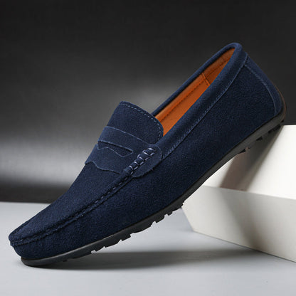 Mocassins femme sans lacet, fini mat