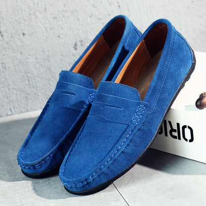 Mocassins effet daim à doublure rembourrée