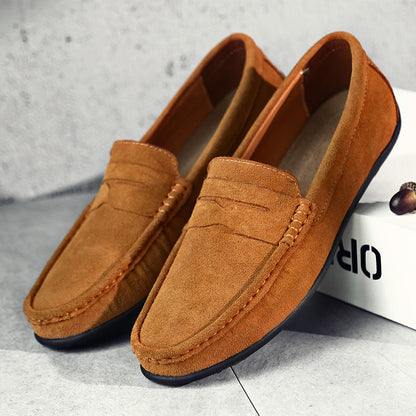 Mocassins femme mats à surpiqûres discrètes