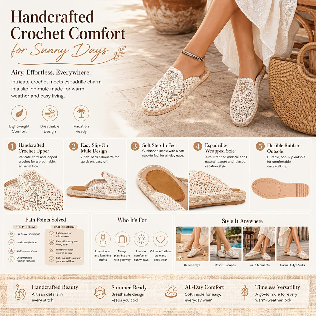 Mocassins à bride vus de dessus