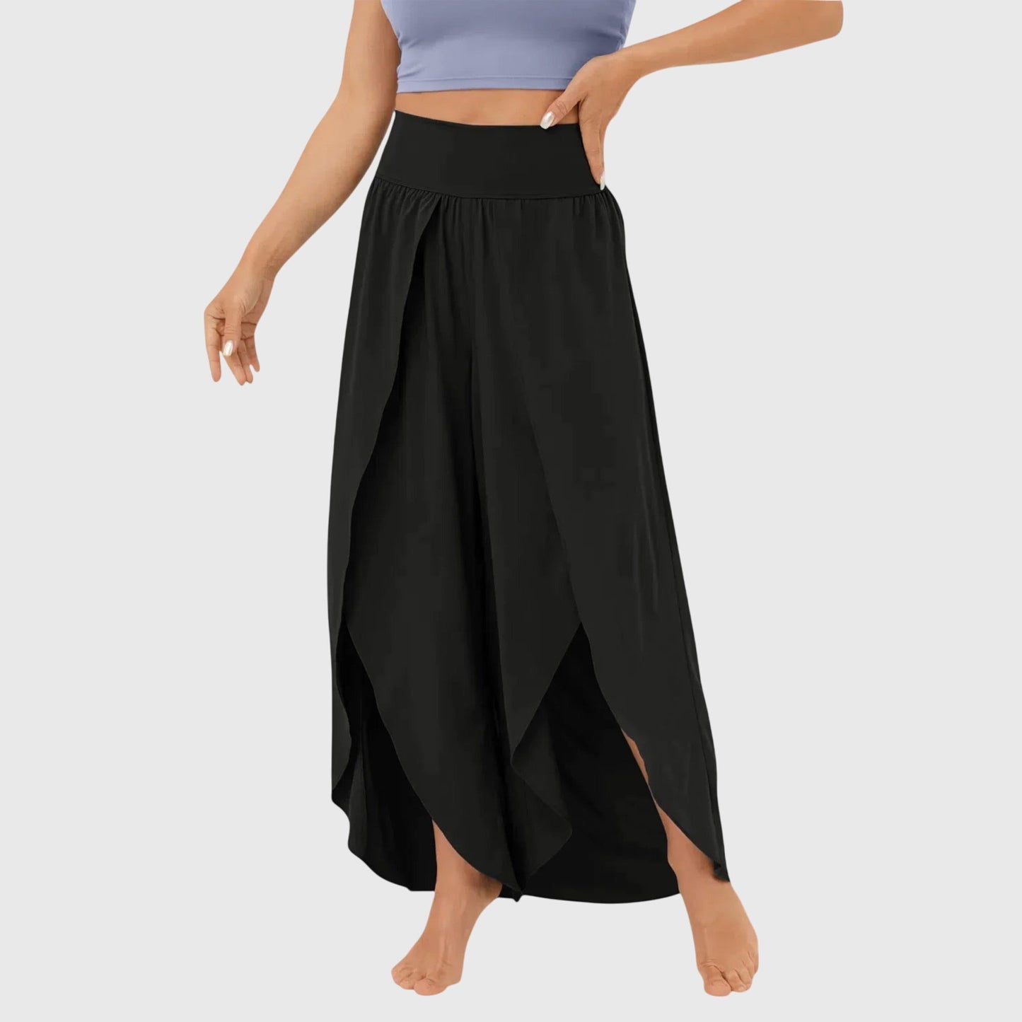 Ariane | Pantalon Jupe Fluide Léger pour Été