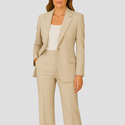Tailleur deux pièces à blazer un bouton