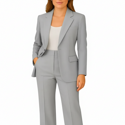 Tailleur deux pièces à blazer un bouton