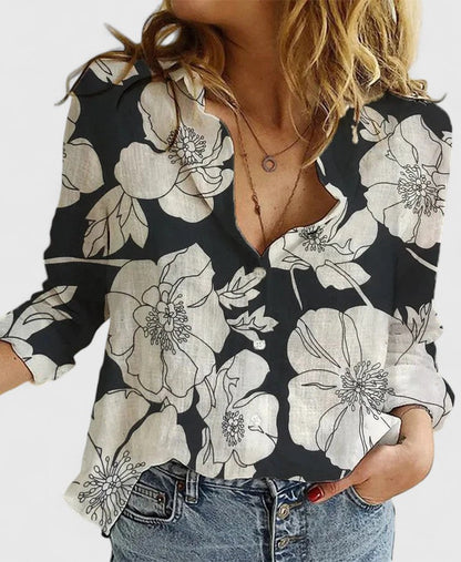 Harper | Chemise en Lin Col Revers