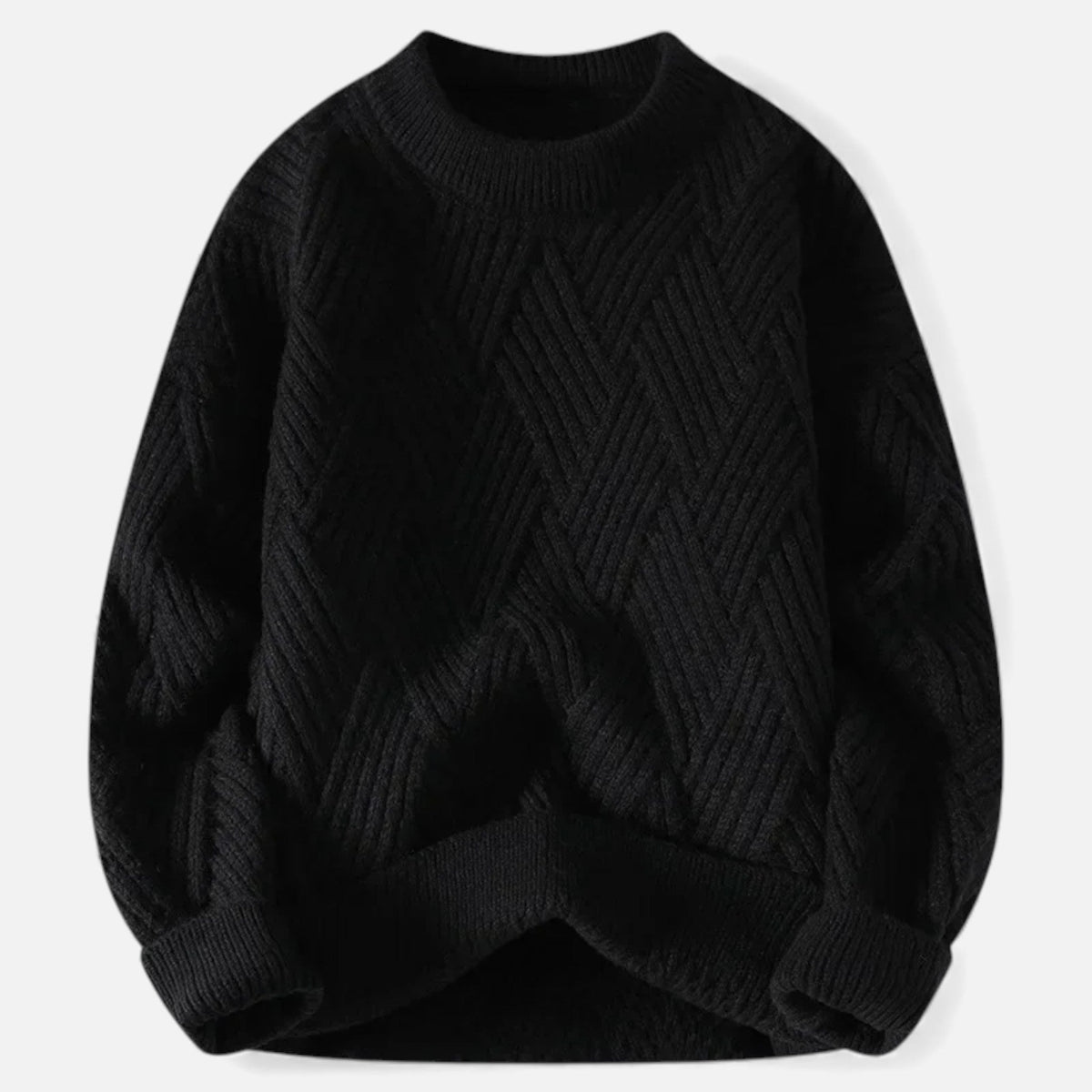 Lysandre | Pull Maille Torsadée Col Rond