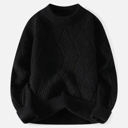Lysandre | Pull Maille Torsadée Col Rond