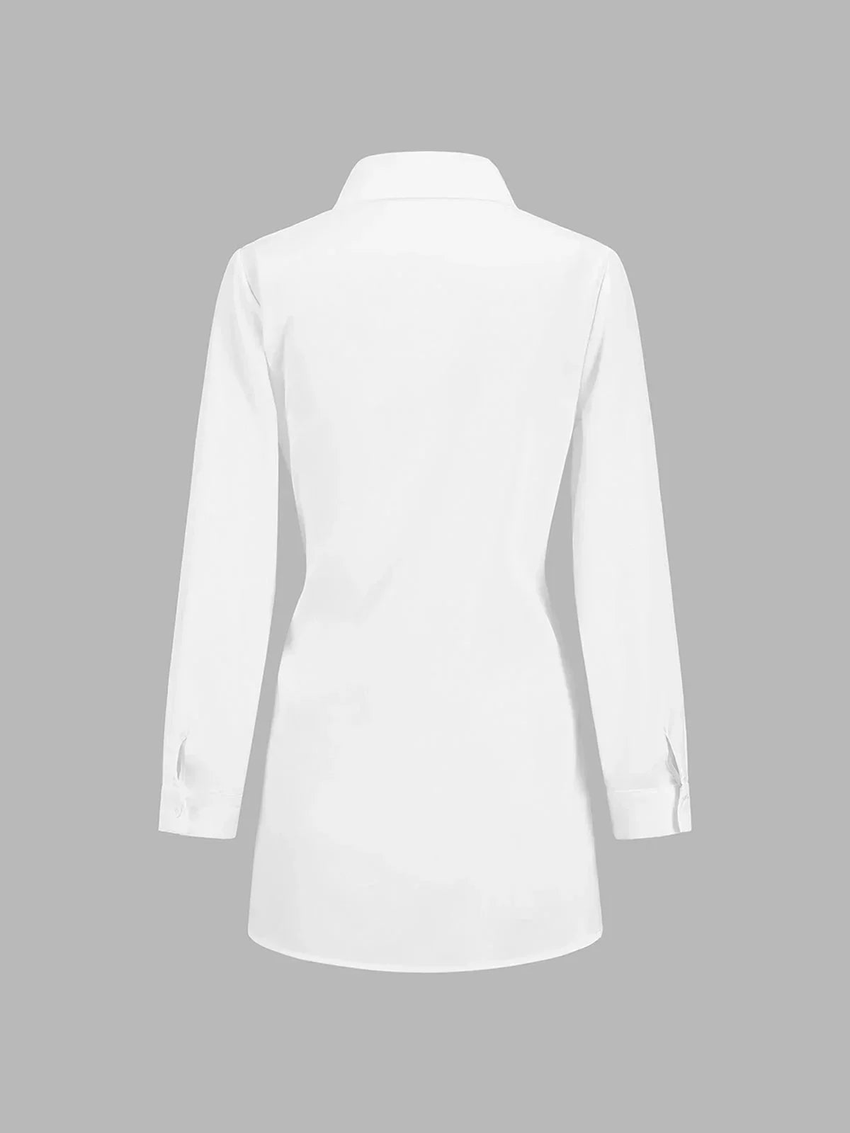 Gwenaëlle | Chemise Oversize à Ceinture Nouée