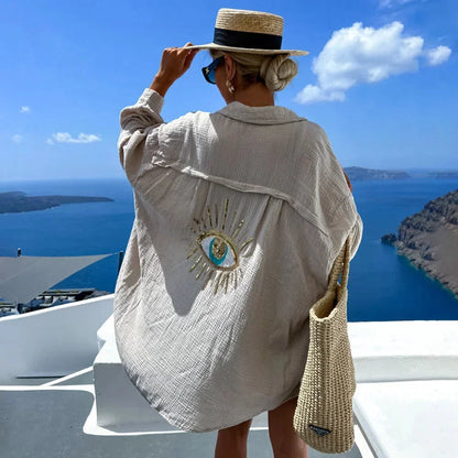 Isaure | Blouse Oversize Brodée