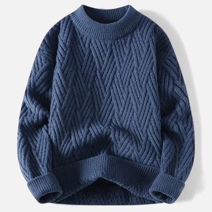 Lysandre | Pull Maille Torsadée Col Rond