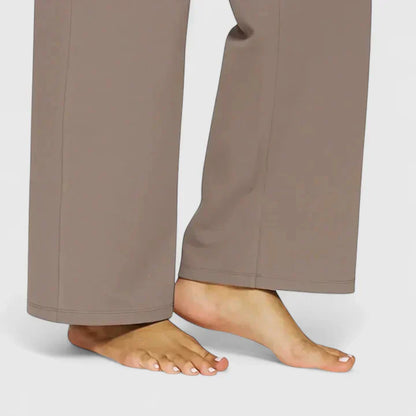 Amélie | Pantalon Droit Taille Élastique pour Quotidien