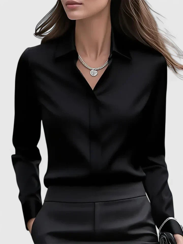 Elodie | Chemise Fluide Manches Longues