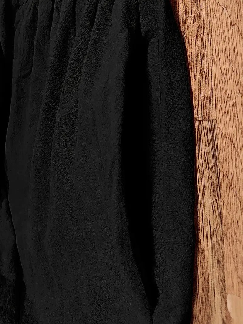 Élise | Robe midi femme légère avec poches et manches courtes