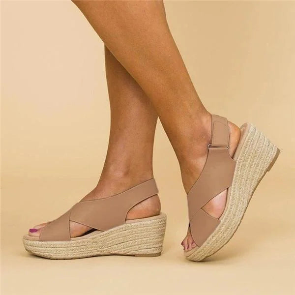 Alynthe sandales espadrilles compensées estivales