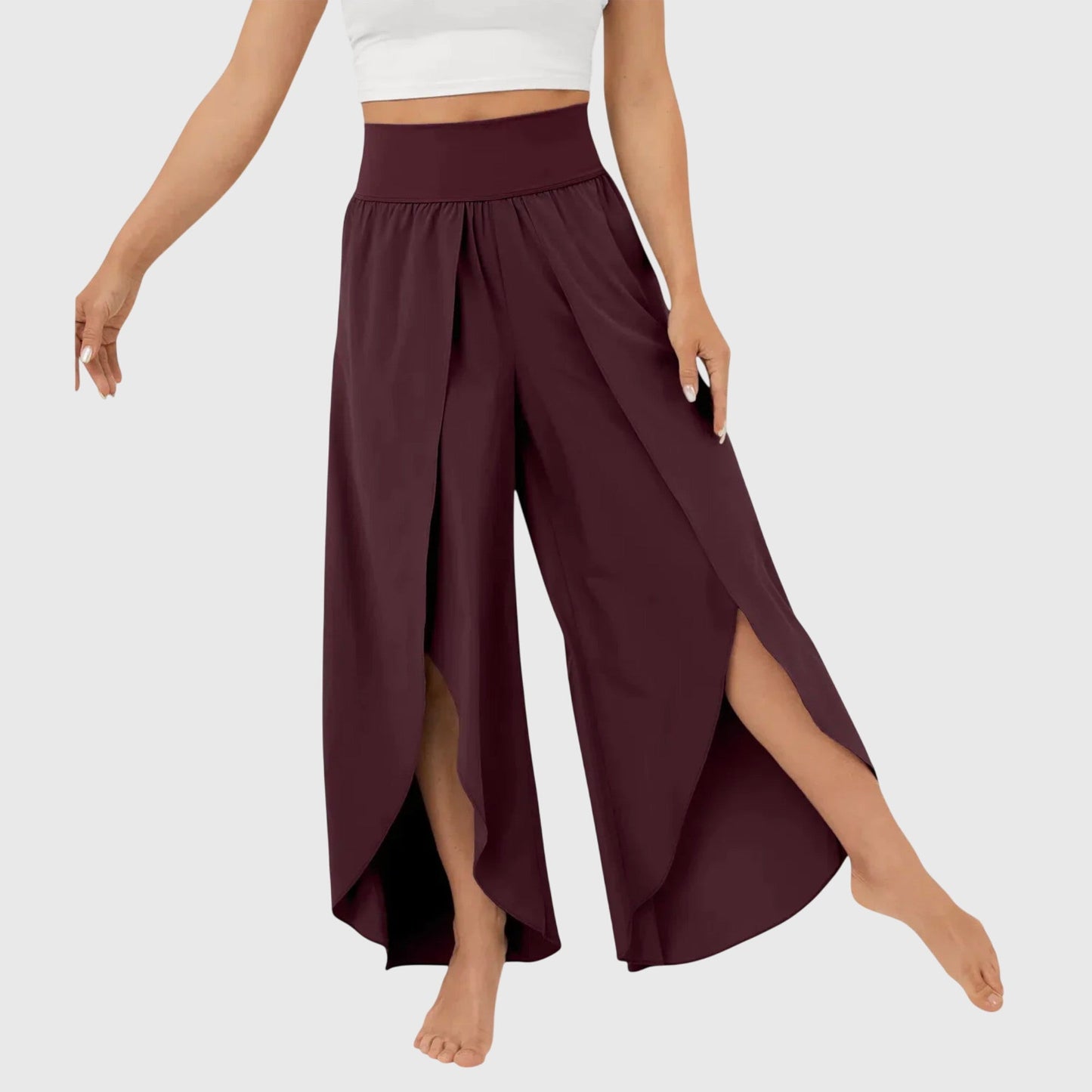 Ariane | Pantalon Jupe Fluide Léger pour Été