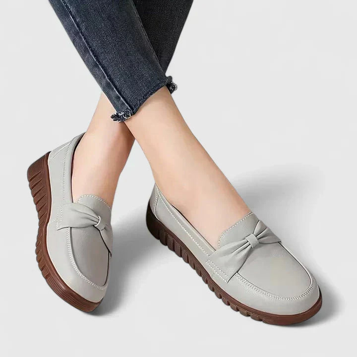 Mocassins plats femme, semelle coussinée et tige souple