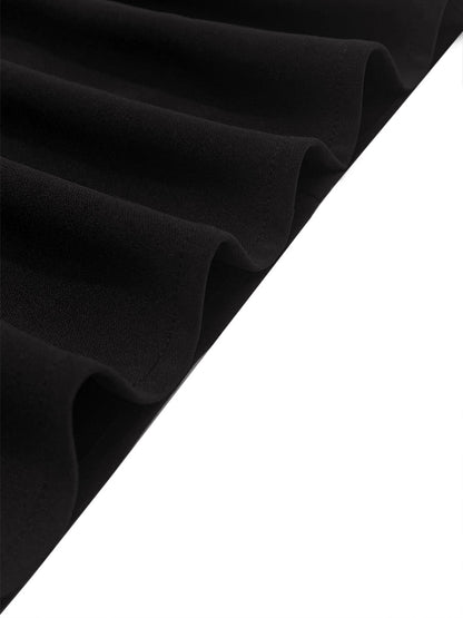 Célimène | Robe Longue de Soirée Noire Col V