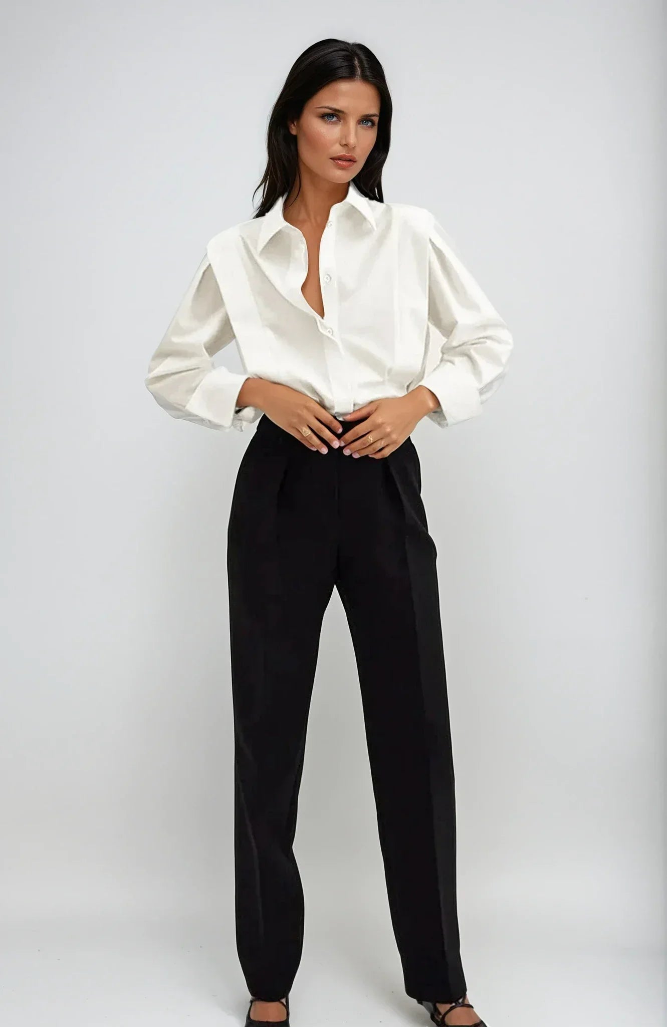 Irène | Chemise Coupe Carrée Boutonnée