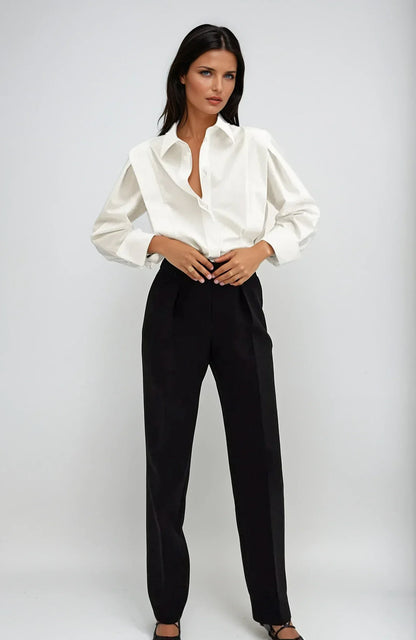 Irène | Chemise Coupe Carrée Boutonnée