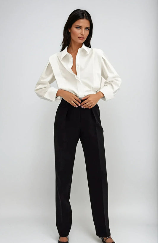 Irène | Chemise Coupe Carrée Boutonnée