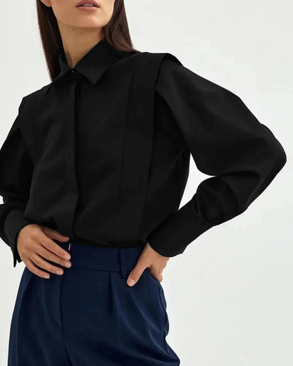 Irène | Chemise Coupe Carrée Boutonnée