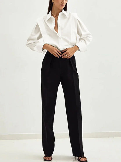 Irène | Chemise Coupe Carrée Boutonnée