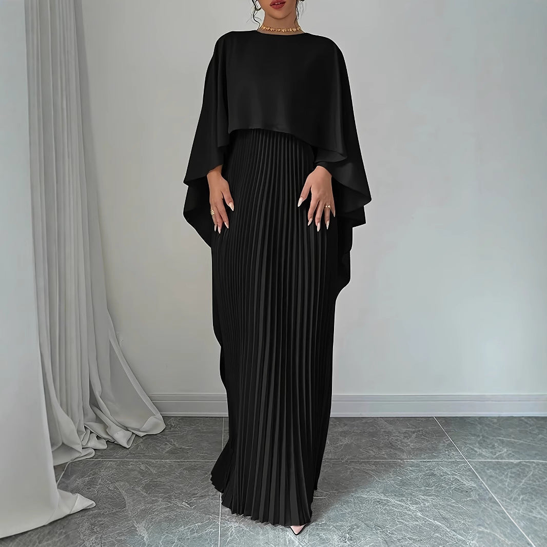 Christine | Robe Longue Plissée Fluide