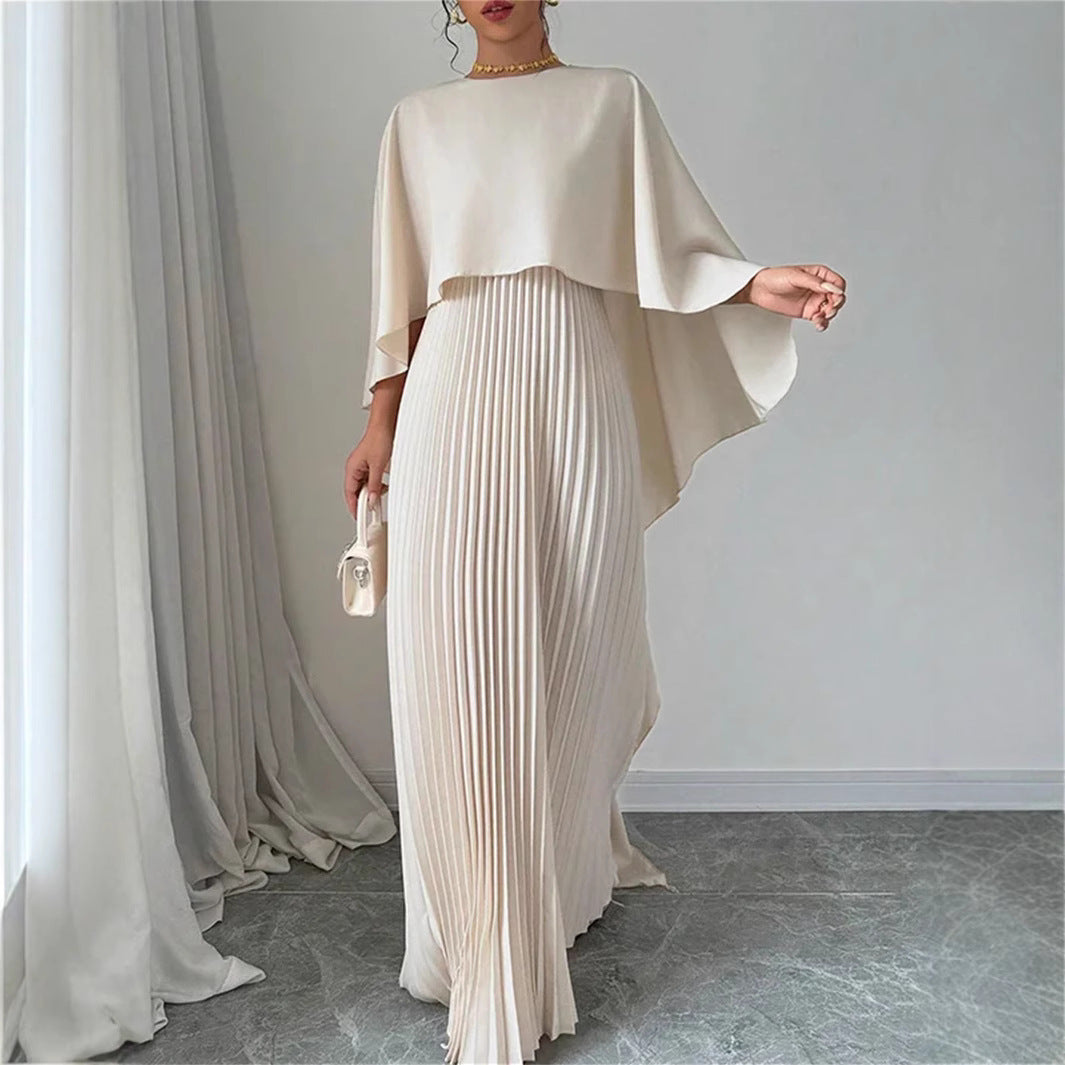 Christine | Robe Longue Plissée Fluide