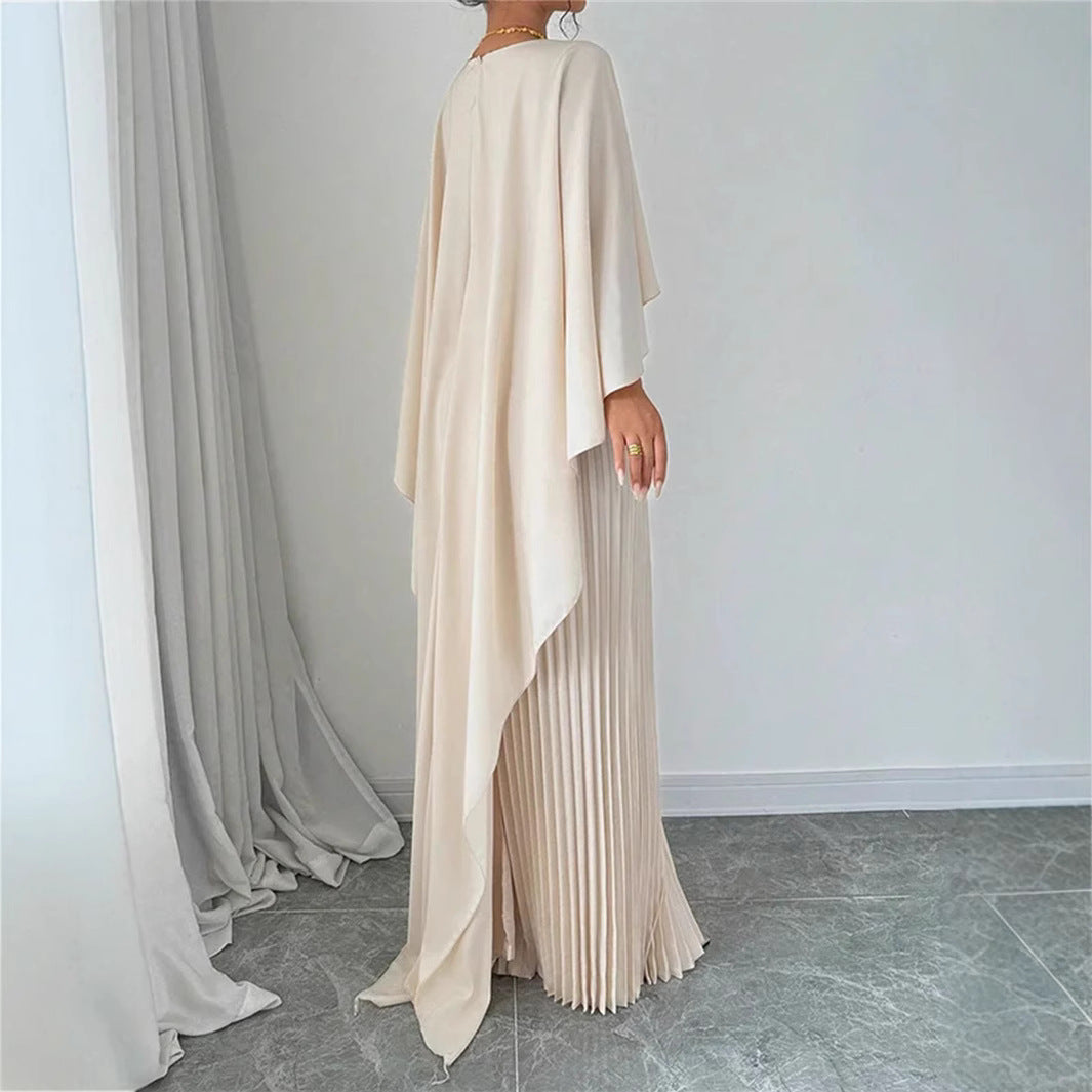 Christine | Robe Longue Plissée Fluide