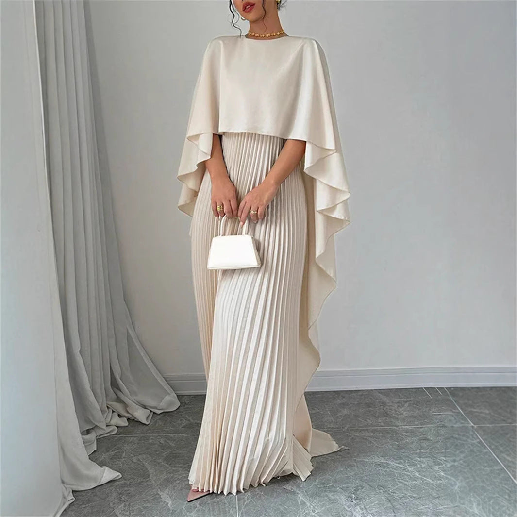 Christine | Robe Longue Plissée Fluide