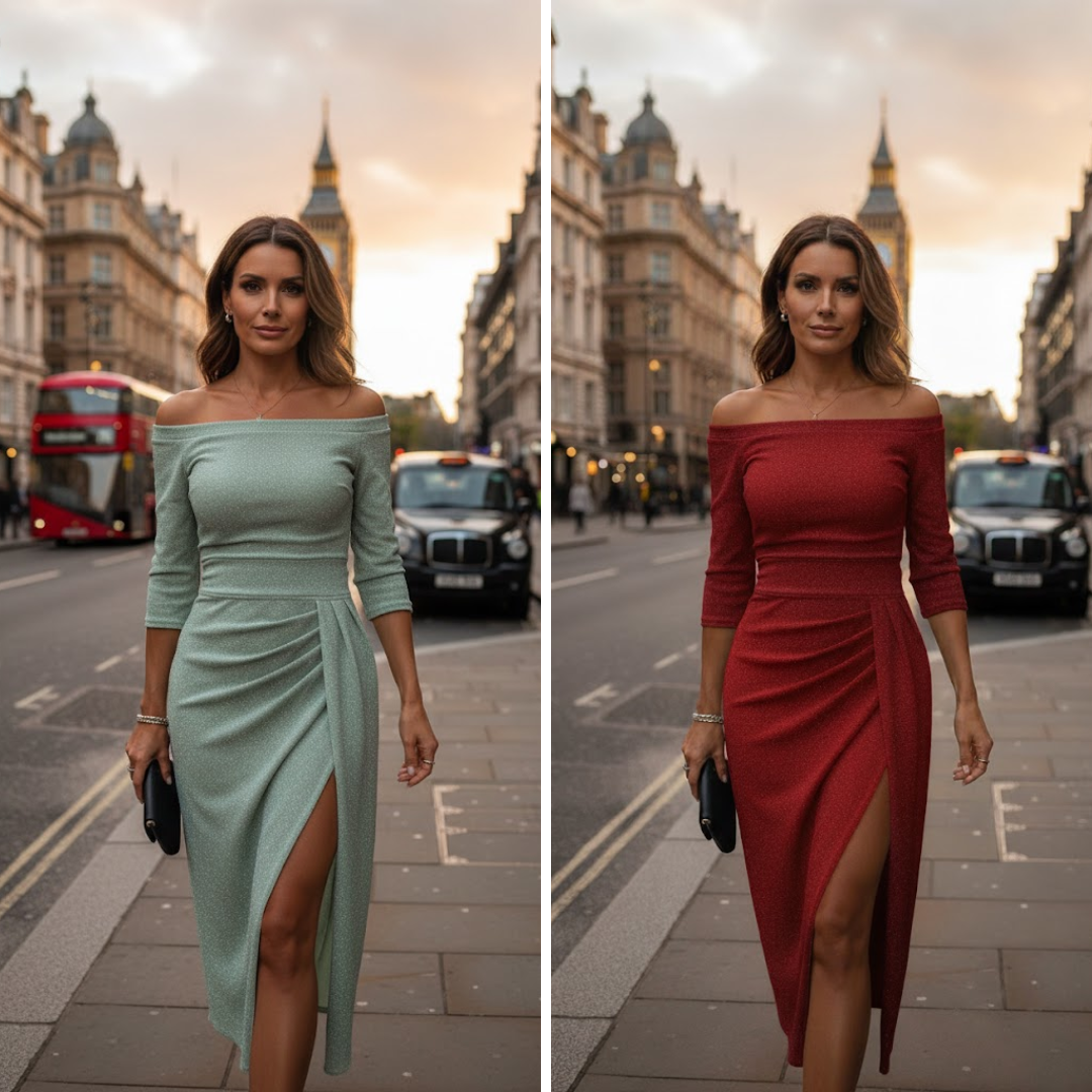 Yolande | Robe Longue Fluide Col Halter