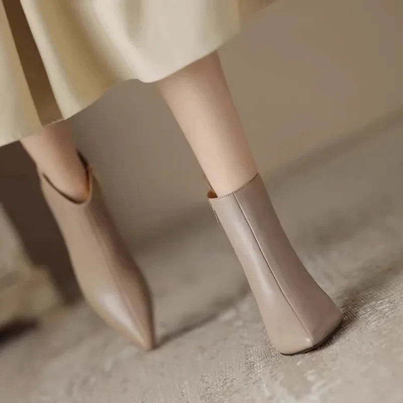 Ombréane | Bottines Bout Pointu Petit Talon