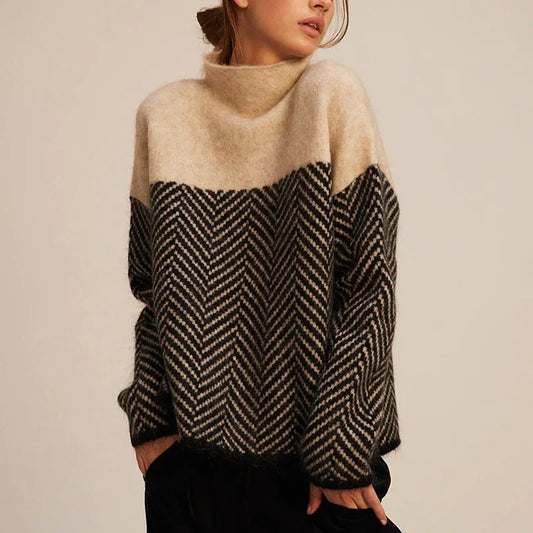 Orféane | Pull Col Cheminée Maille Douce