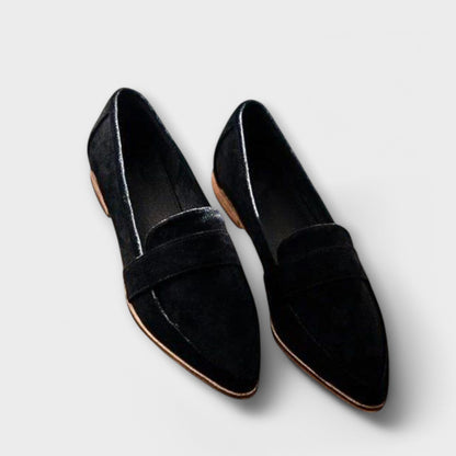Mocassins bout pointu souples sans attache