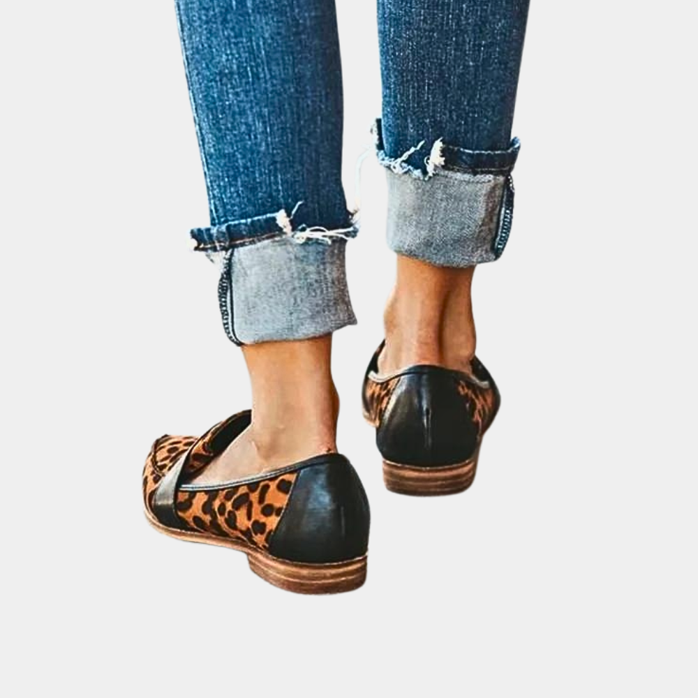 Mocassins bout pointu souples sans attache