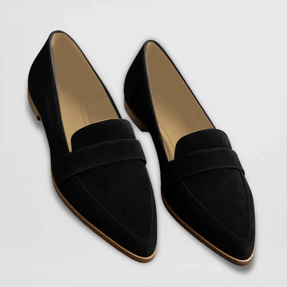 Mocassins à enfiler femme à bout effilé