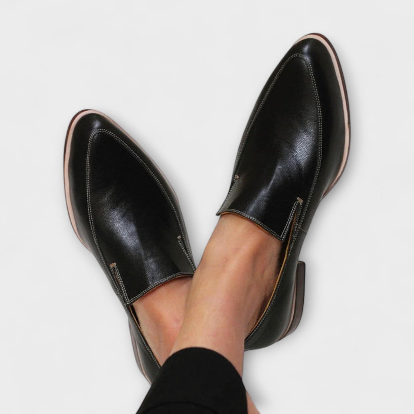 Jhazmiel | Mocassins Noirs Confort pour Femme