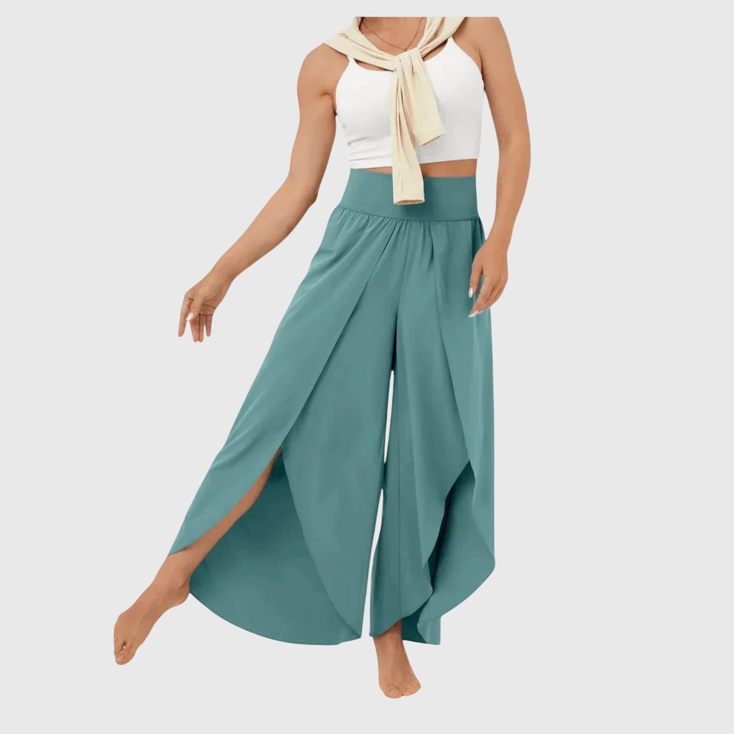 Ariane | Pantalon Jupe Fluide Léger pour Été