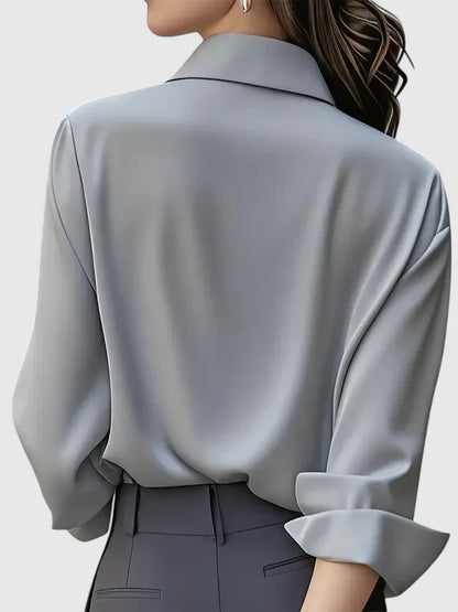 Bérénice | Haut Boutonné Sans Manches pour Tenue Élégante