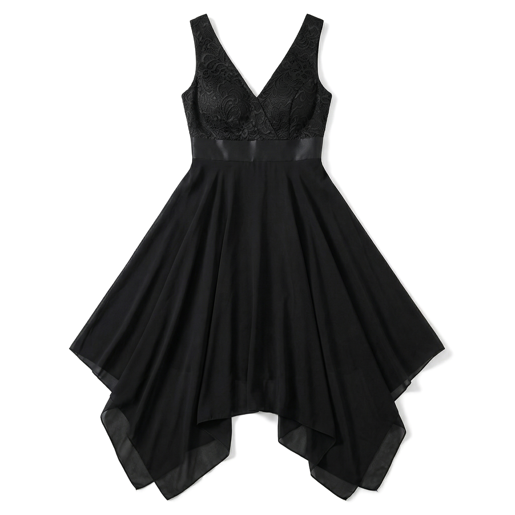 Fantine | Robe Drapée Dos Plongeant Superposée