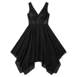 Fantine | Robe Drapée Dos Plongeant Superposée