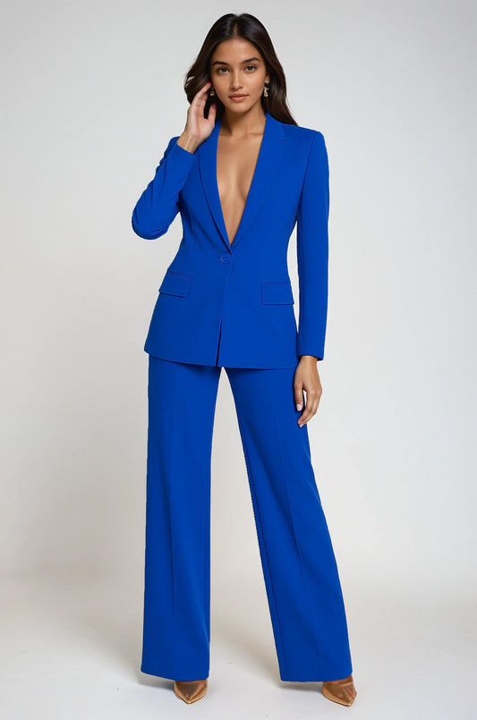 Monique | Ensemble Blazer Pantalon pour Tenue Soignée