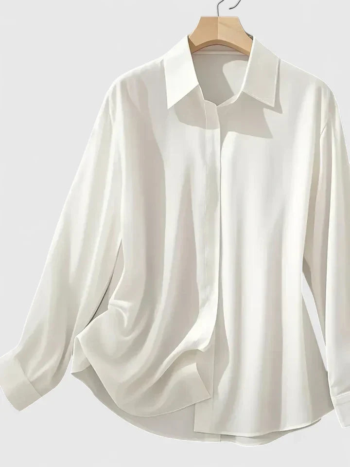 Elodie | Chemise Fluide Manches Longues