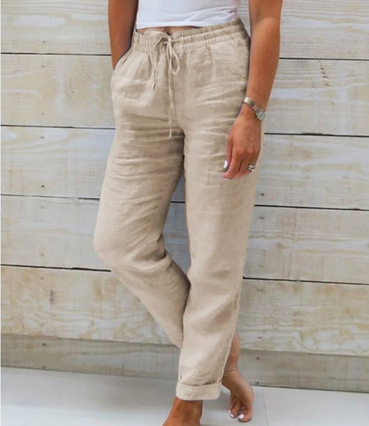Madison | Pantalon Été Fluide Taille Élastique