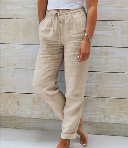 Madison | Pantalon Été Fluide Taille Élastique