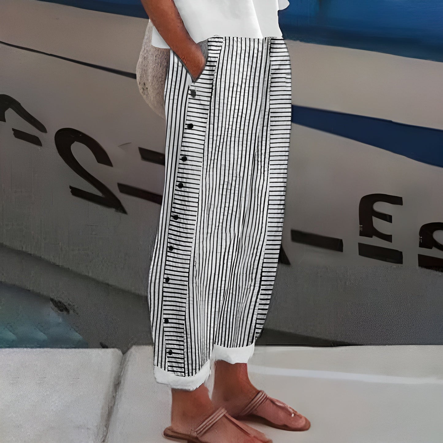 Barbara | Pantalon Confort Poches Latérales
