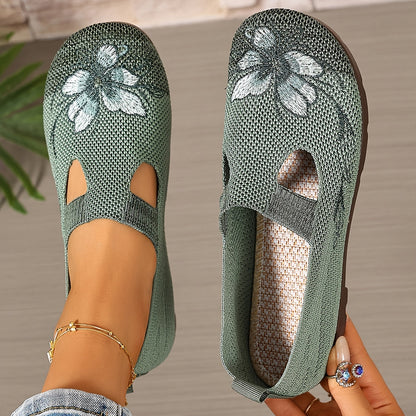Mocassins ligne allongée portés, vue de côté